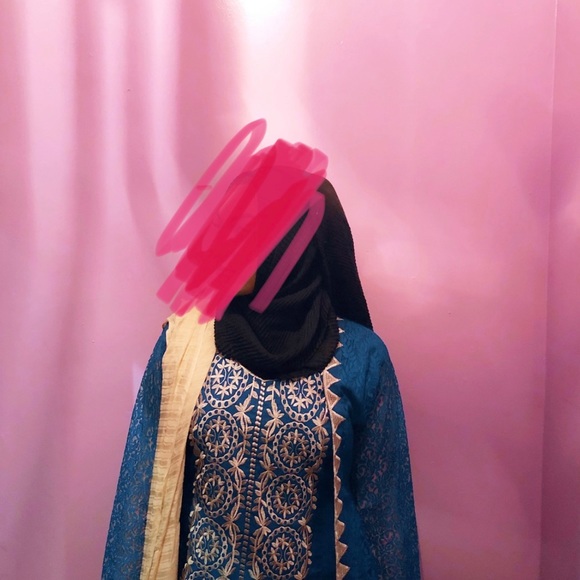 Blue Pakistani suit - Picture 2 of 7